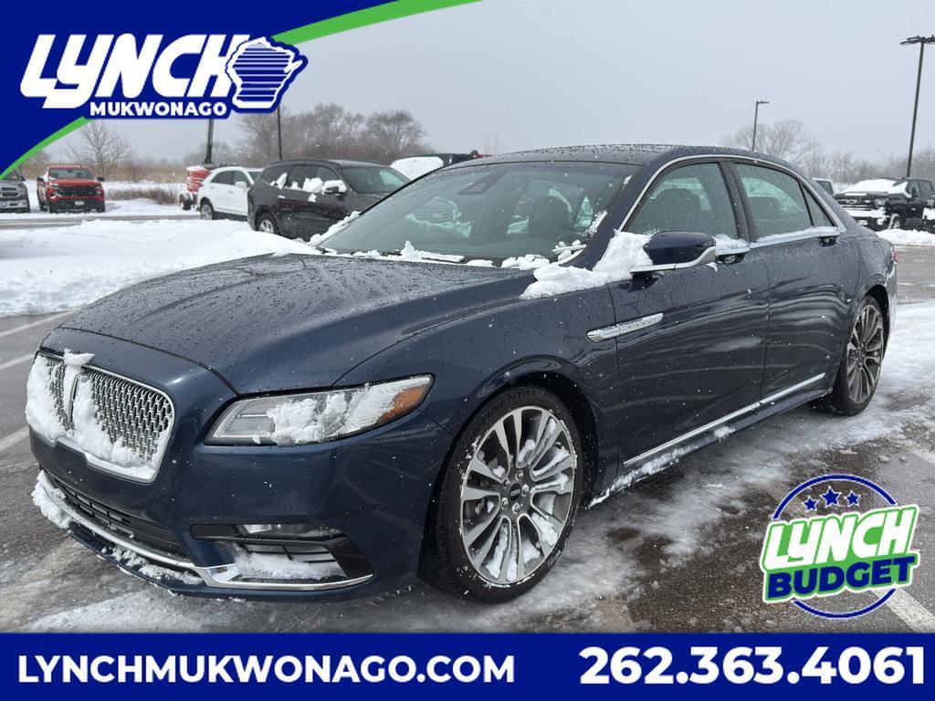 used 2017 Lincoln Continental car, priced at $15,595