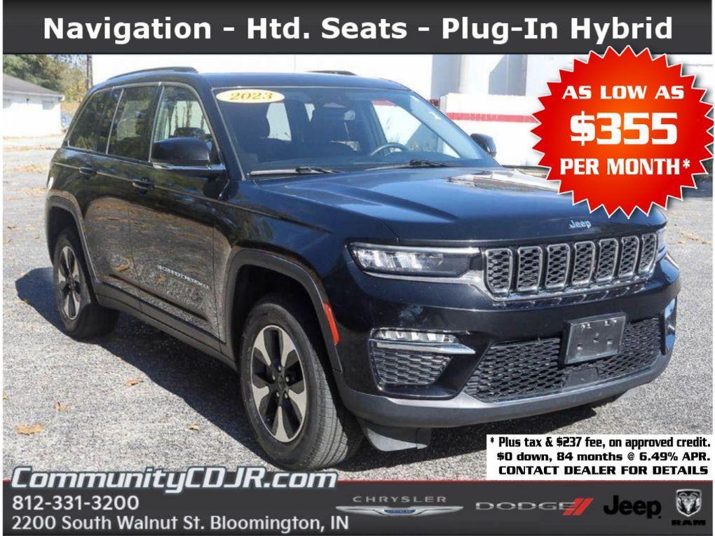used 2023 Jeep Grand Cherokee 4xe car, priced at $23,500