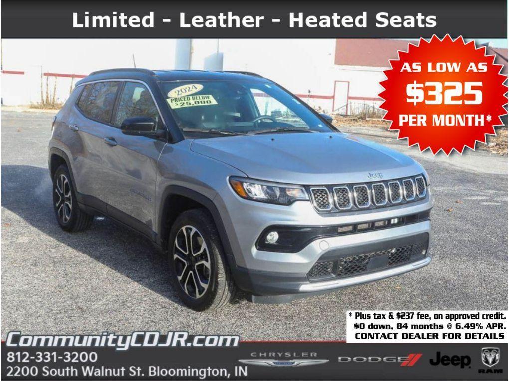 used 2024 Jeep Compass car, priced at $20,900