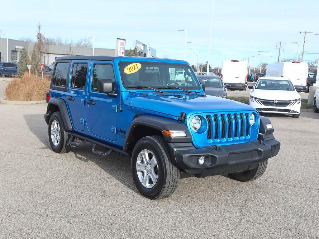 used 2021 Jeep Wrangler Unlimited car, priced at $23,500