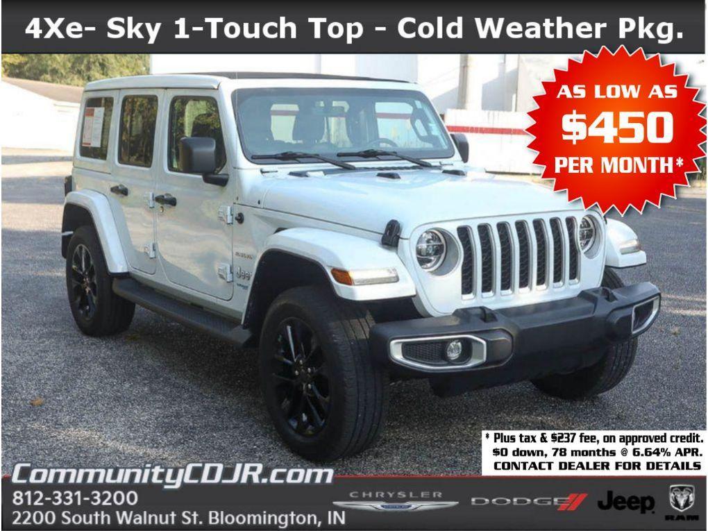 used 2021 Jeep Wrangler Unlimited 4xe car, priced at $25,900