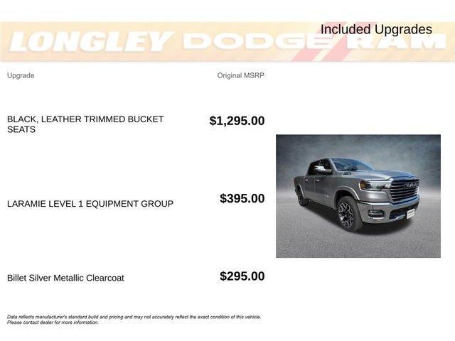 used 2025 Ram 1500 car, priced at $47,845