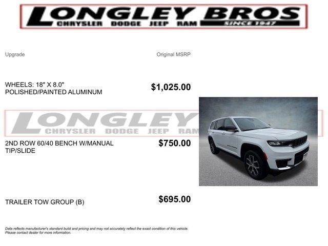 used 2023 Jeep Grand Cherokee L car, priced at $34,387