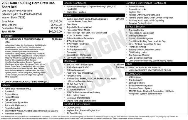 used 2025 Ram 1500 car