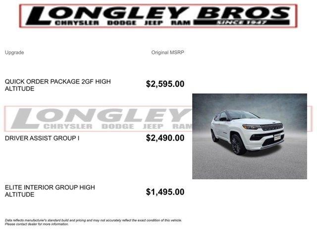 used 2022 Jeep Compass car, priced at $25,201