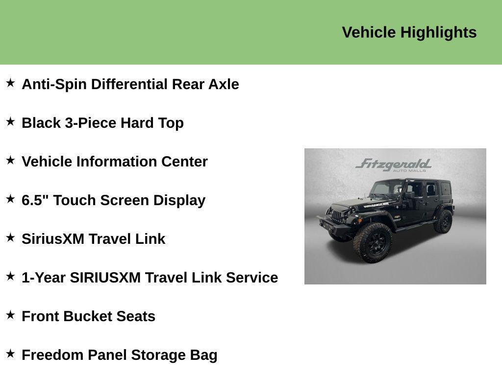 used 2013 Jeep Wrangler Unlimited car, priced at $16,595