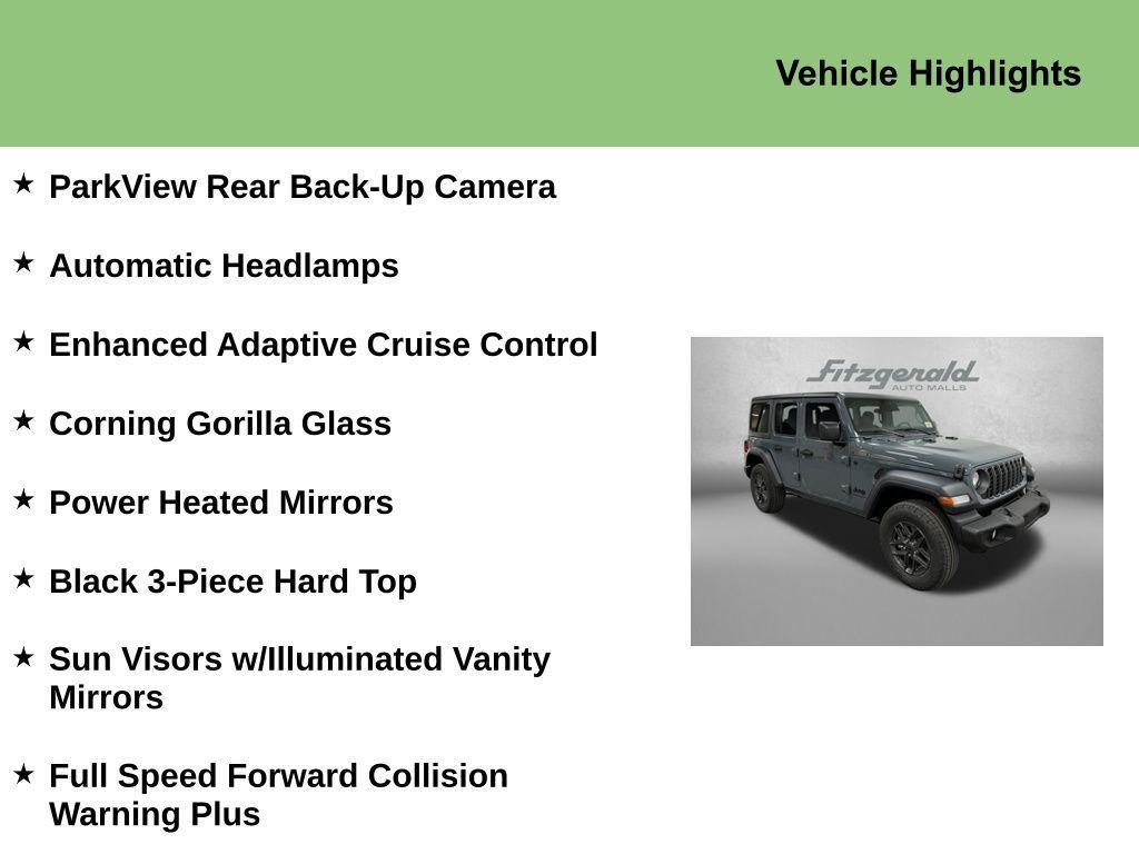 new 2025 Jeep Wrangler car, priced at $41,597