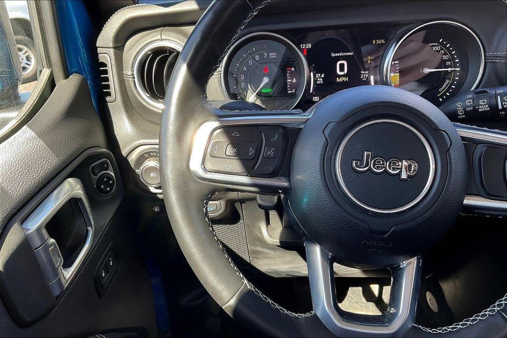 used 2021 Jeep Wrangler Unlimited 4xe car, priced at $28,289