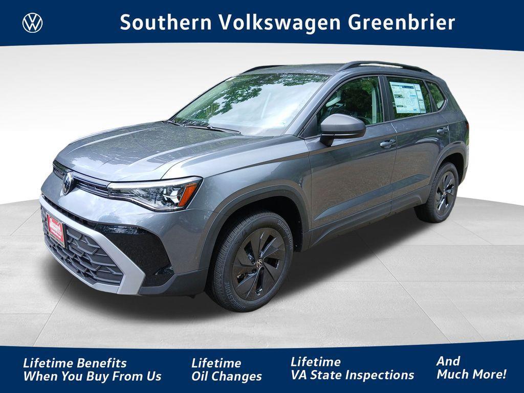 new 2025 Volkswagen Taos car, priced at $22,143