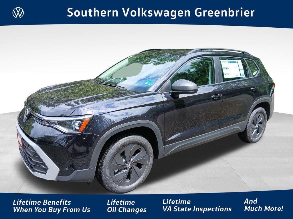 new 2025 Volkswagen Taos car, priced at $22,143