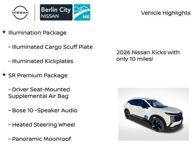 new 2026 Nissan Kicks car, priced at $31,378