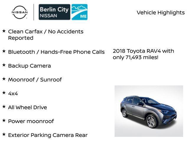 used 2018 Toyota RAV4 Hybrid car, priced at $20,114