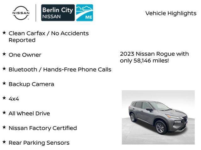 used 2023 Nissan Rogue car, priced at $19,266
