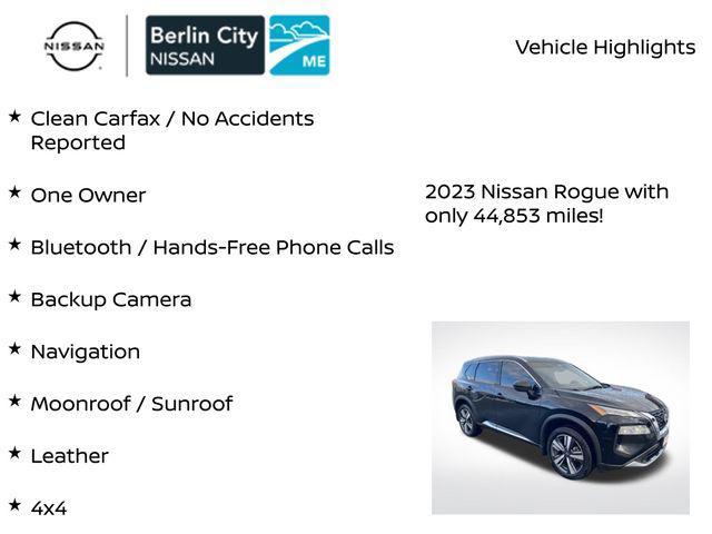used 2023 Nissan Rogue car, priced at $23,856