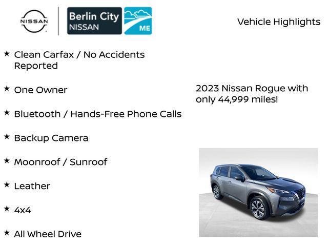 used 2023 Nissan Rogue car, priced at $22,105