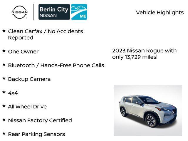 used 2023 Nissan Rogue car, priced at $23,780