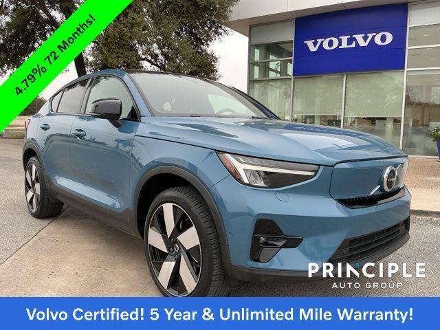 used 2023 Volvo C40 Recharge Pure Electric car, priced at $31,962