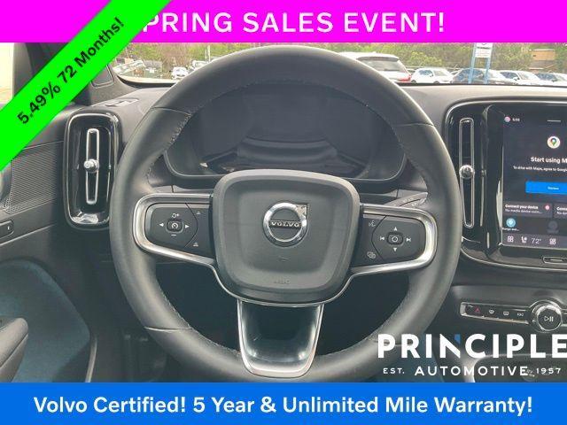 used 2023 Volvo C40 Recharge Pure Electric car, priced at $18,962