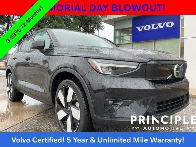 used 2023 Volvo C40 Recharge Pure Electric car, priced at $27,968
