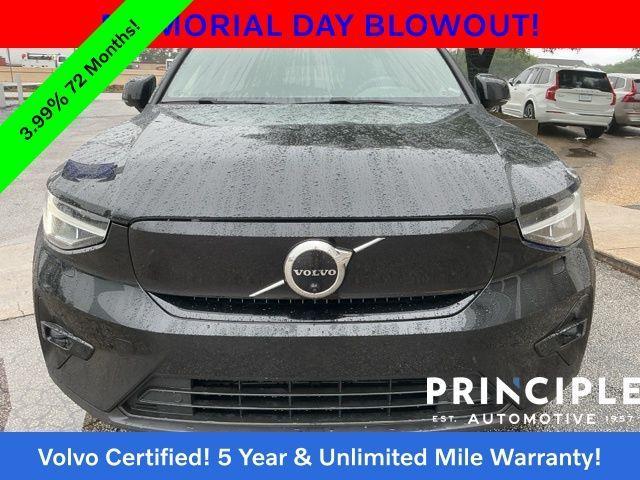 used 2023 Volvo C40 Recharge Pure Electric car, priced at $27,968