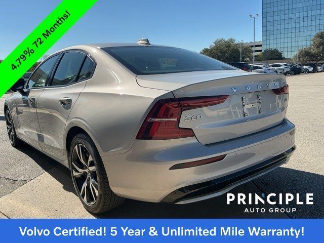used 2024 Volvo S60 car, priced at $27,962