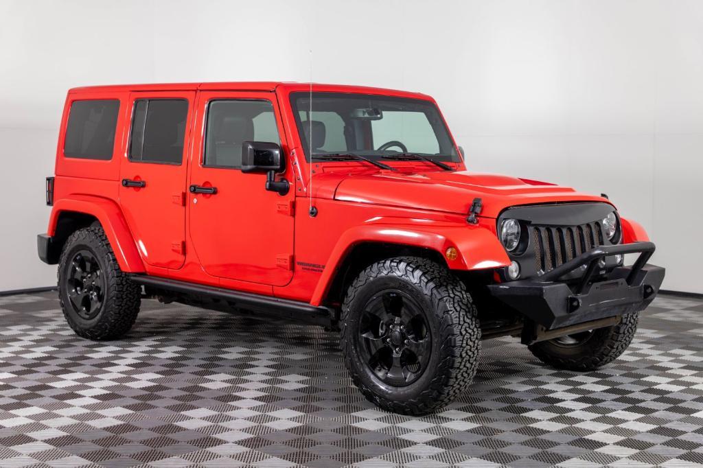 used 2015 Jeep Wrangler Unlimited car, priced at $18,995