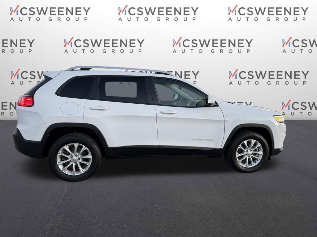 used 2021 Jeep Cherokee car, priced at $16,300