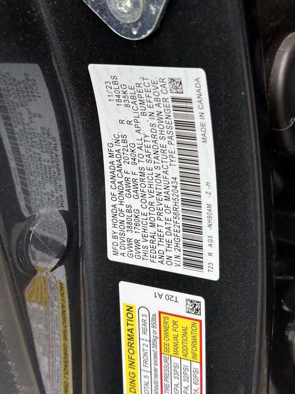 used 2024 Honda Civic car, priced at $22,999