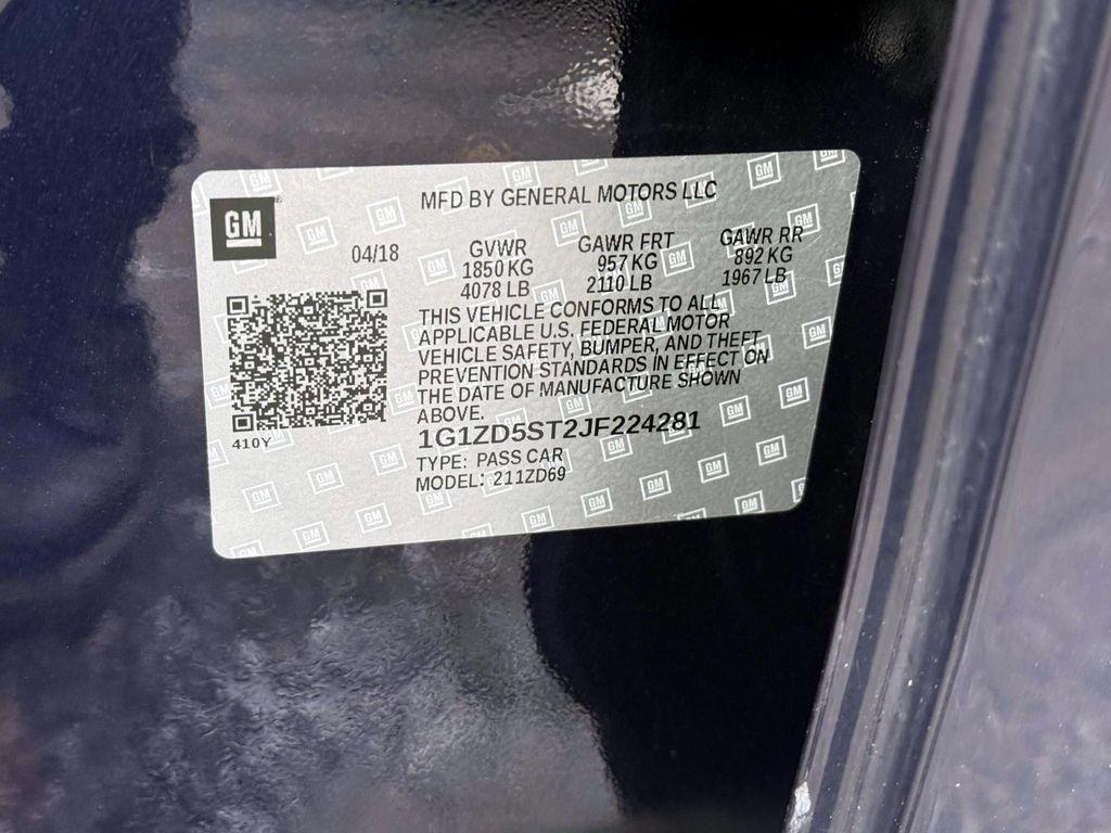 used 2018 Chevrolet Malibu car, priced at $14,999