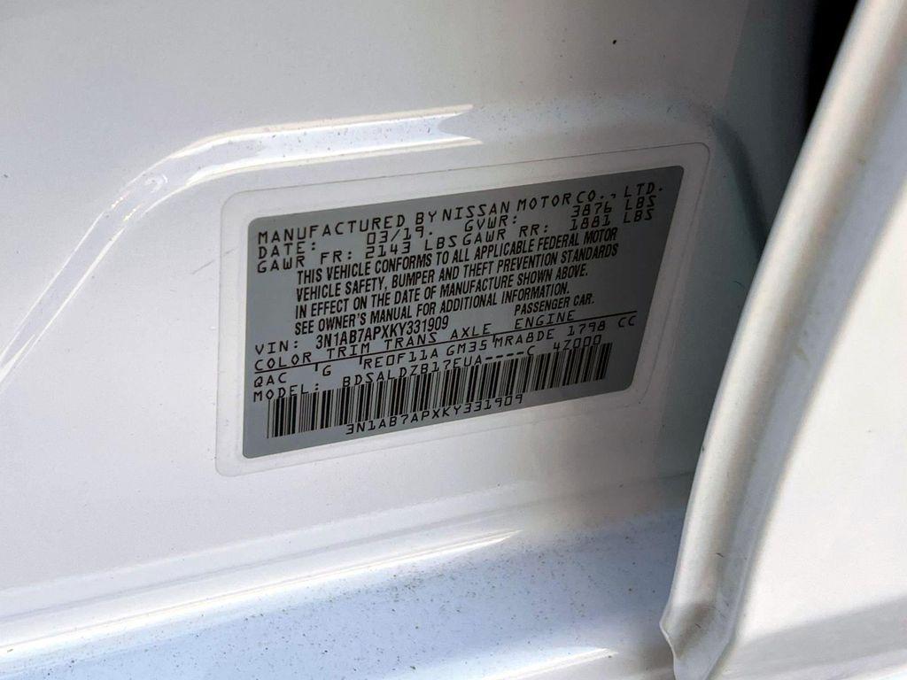 used 2019 Nissan Sentra car, priced at $13,180