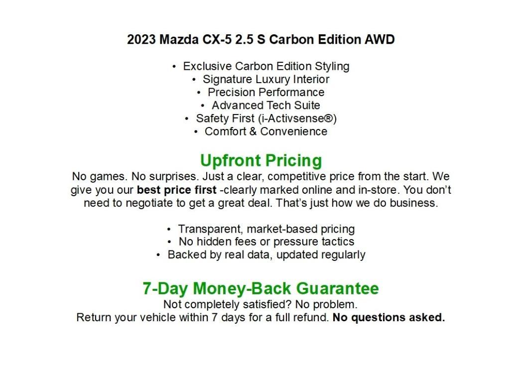 used 2023 Mazda CX-5 car, priced at $25,886