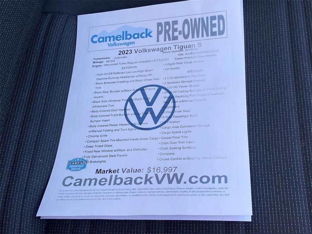 used 2023 Volkswagen Tiguan car, priced at $14,900
