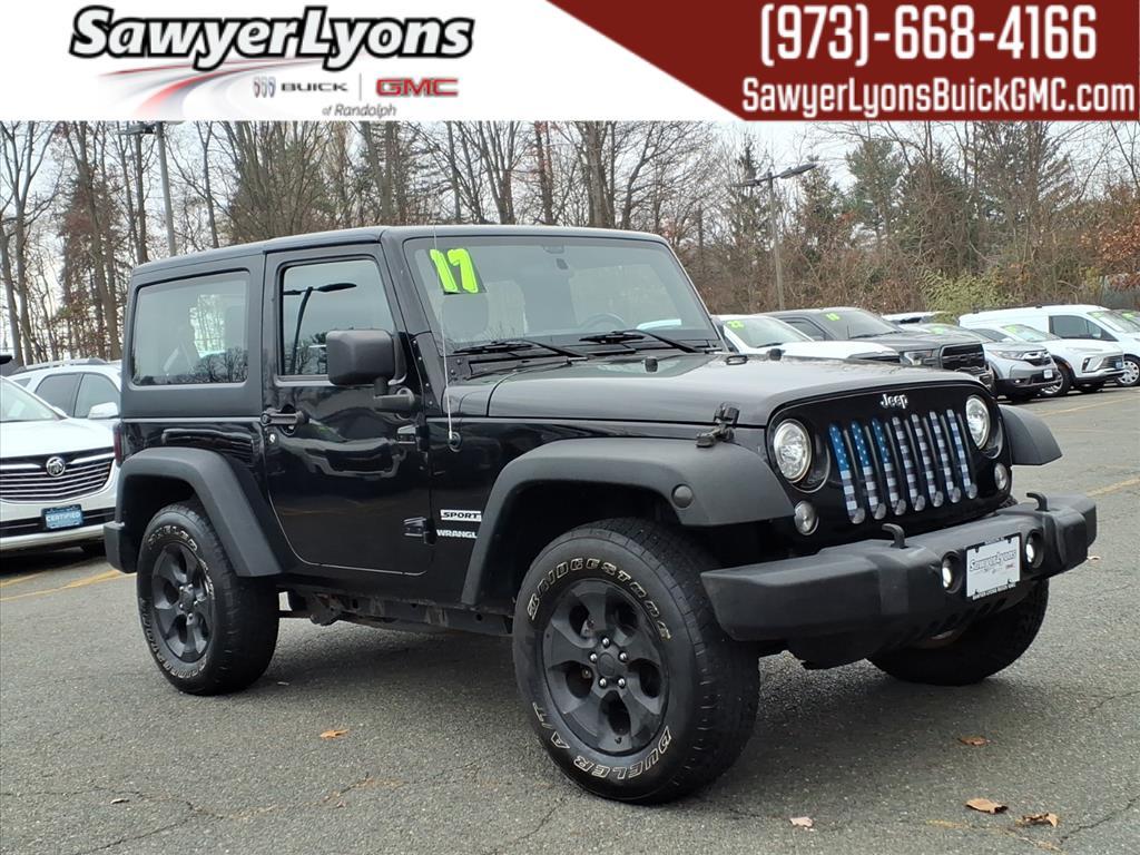 used 2017 Jeep Wrangler car, priced at $12,615