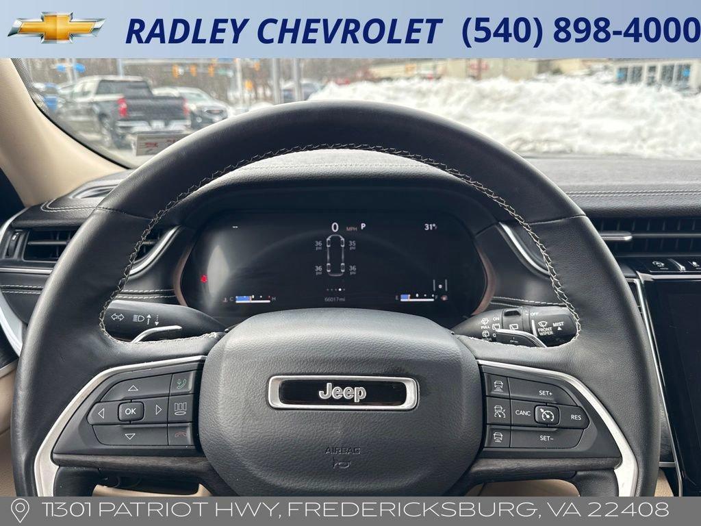 used 2021 Jeep Grand Cherokee L car, priced at $25,000