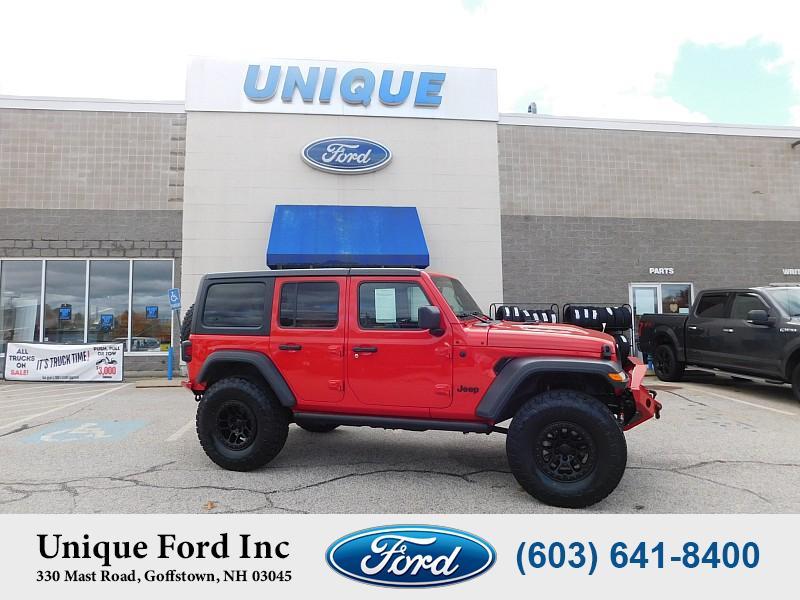 used 2021 Jeep Wrangler Unlimited car, priced at $41,977