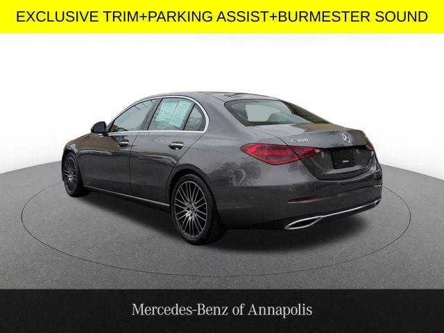 used 2022 Mercedes-Benz C-Class car, priced at $35,000