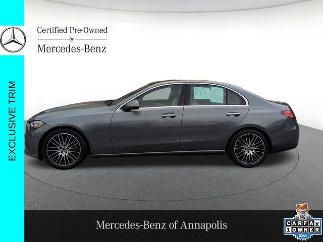 used 2022 Mercedes-Benz C-Class car, priced at $34,200