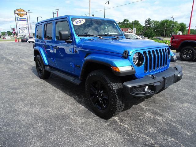 used 2021 Jeep Wrangler Unlimited car, priced at $34,995