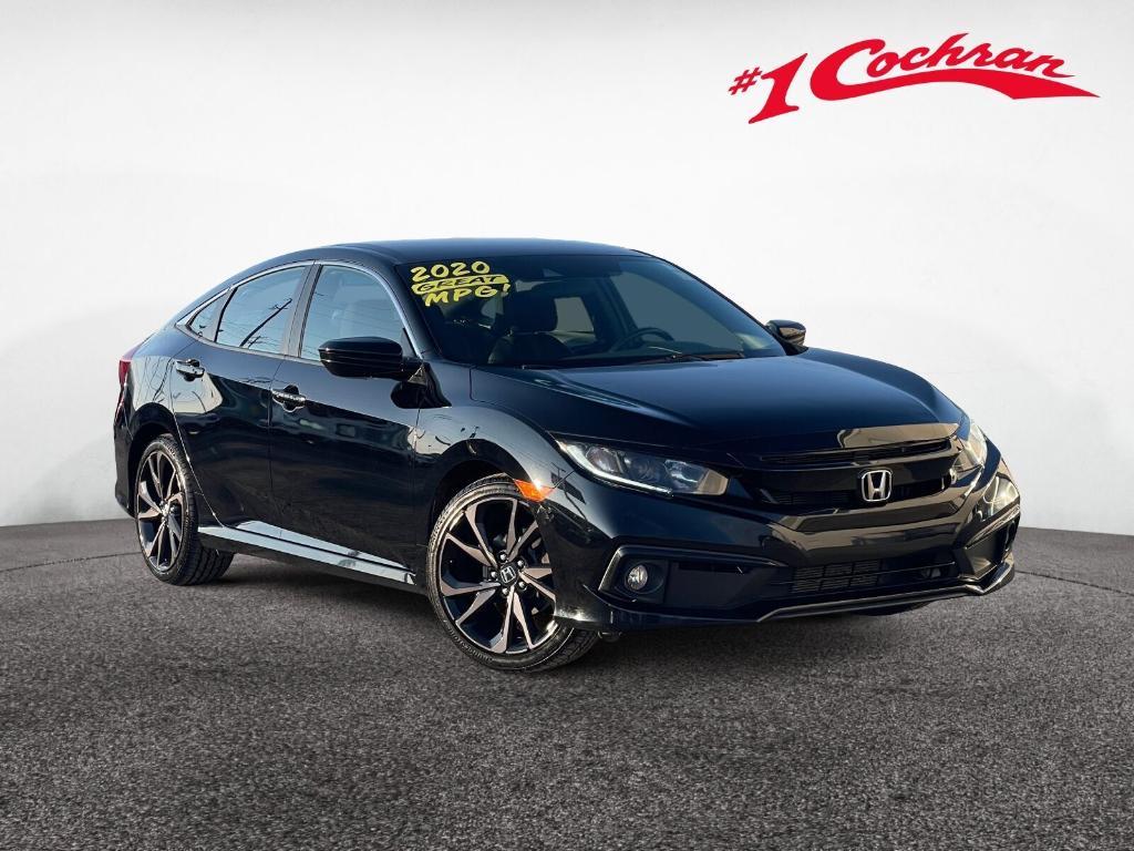 used 2020 Honda Civic car, priced at $20,500
