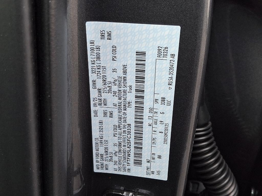 new 2025 Ford F-150 car, priced at $77,505