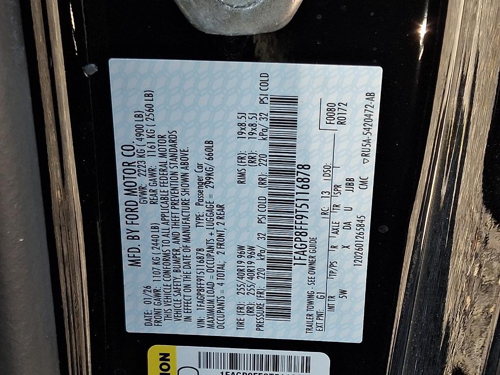 new 2026 Ford Mustang car, priced at $66,170