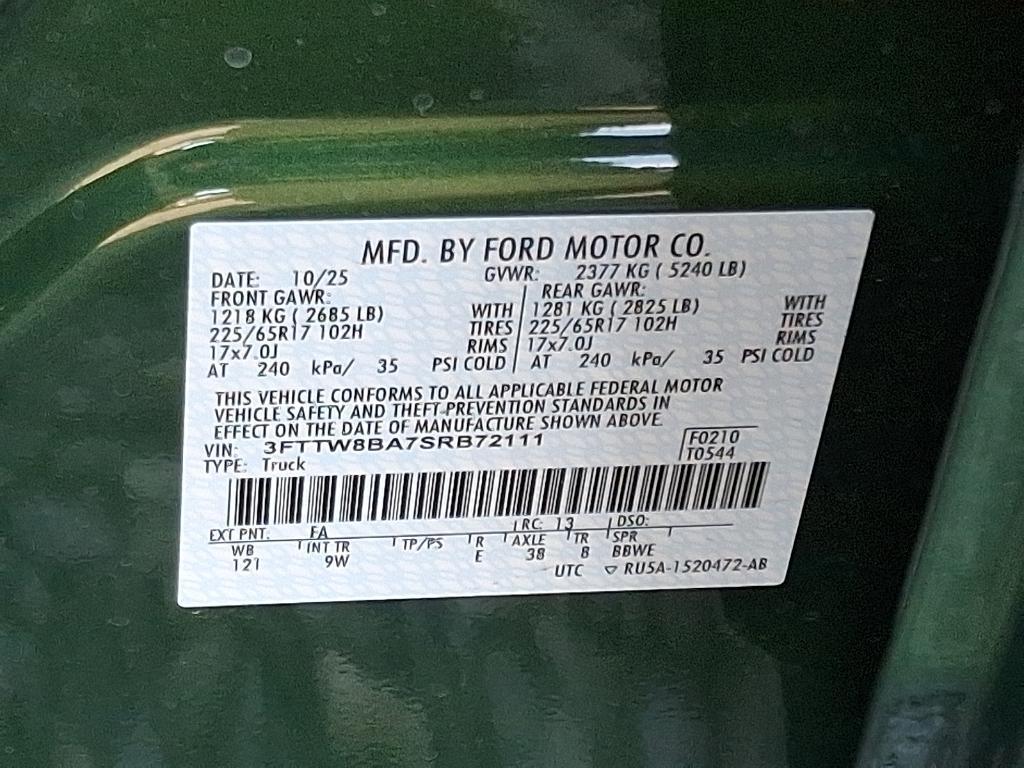 new 2025 Ford Maverick car, priced at $30,065