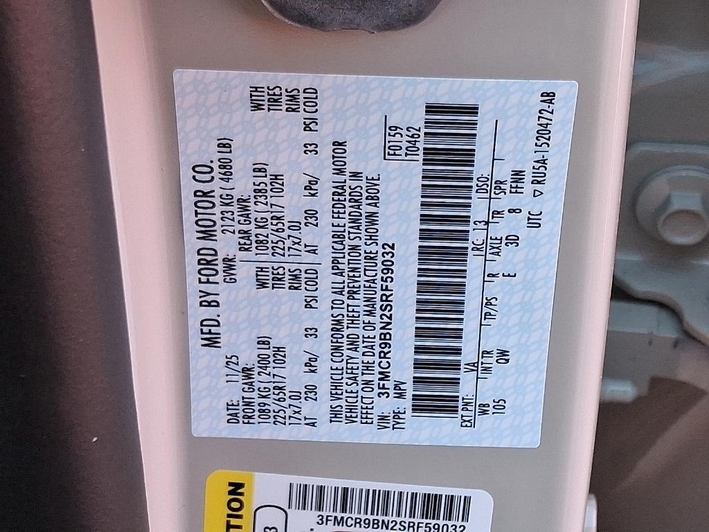 new 2025 Ford Bronco Sport car, priced at $34,270