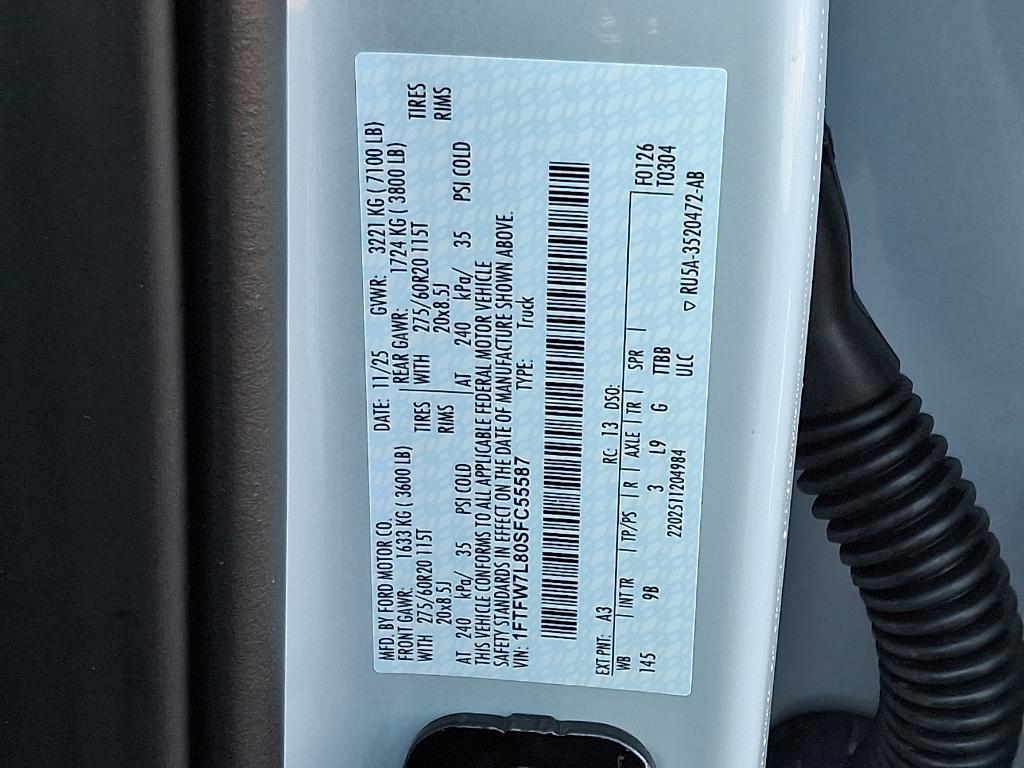 new 2025 Ford F-150 car, priced at $79,215