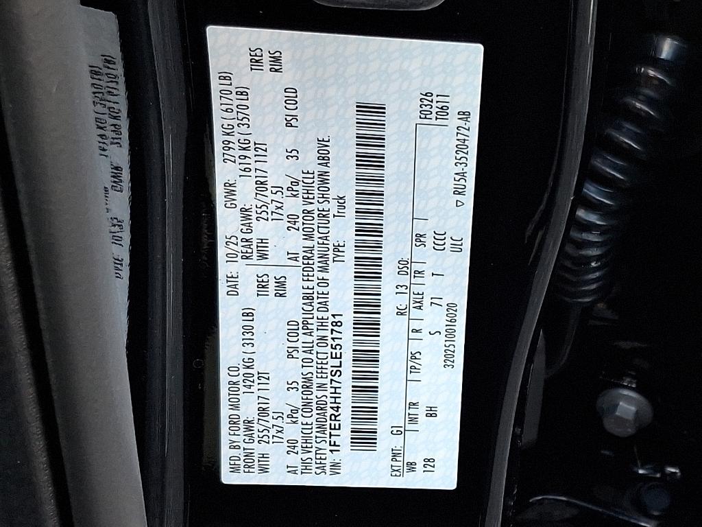 new 2025 Ford Ranger car, priced at $41,305