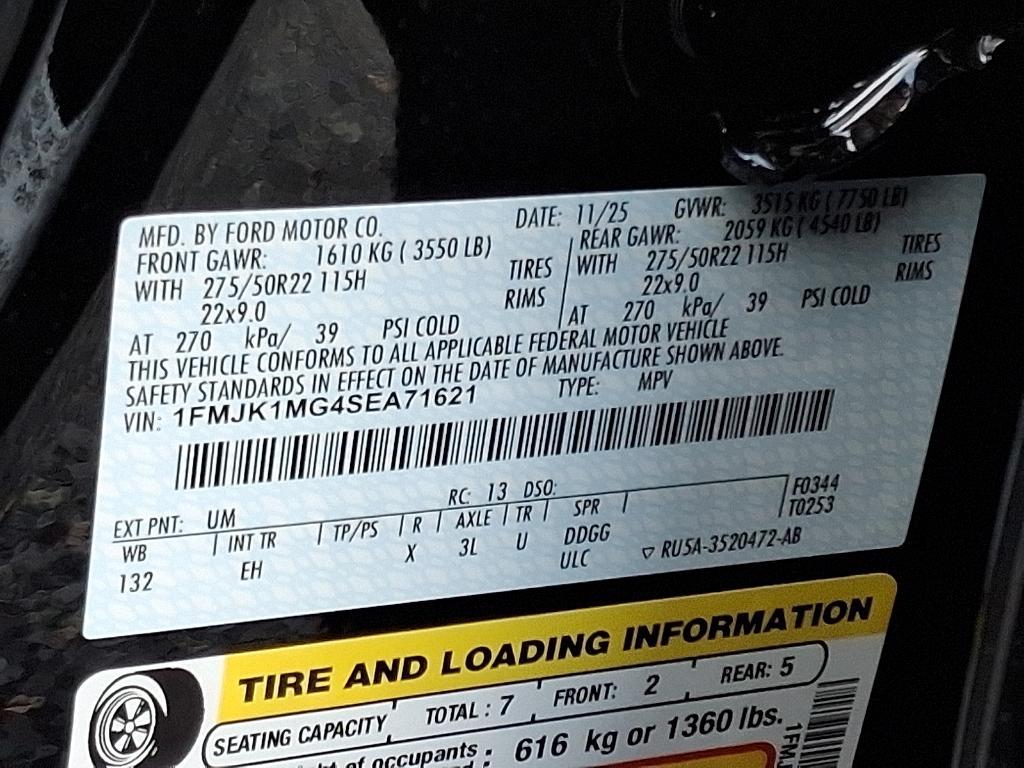 new 2025 Ford Expedition Max car, priced at $88,230