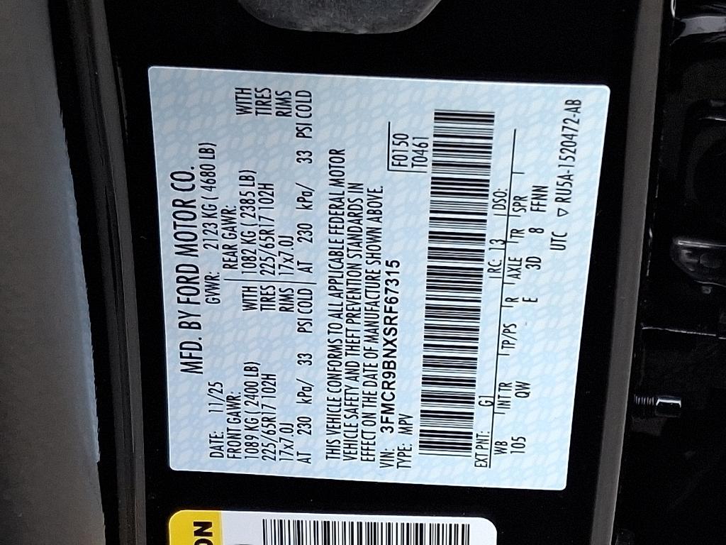 new 2025 Ford Bronco Sport car, priced at $35,585