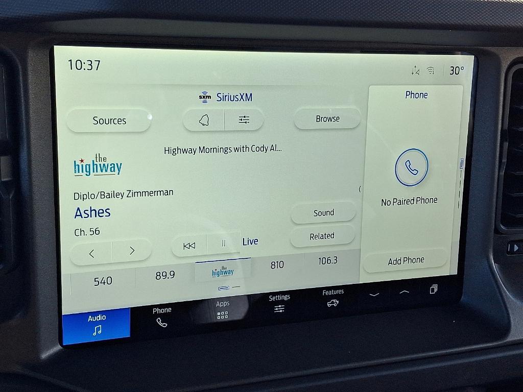 new 2025 Ford Bronco car, priced at $44,180