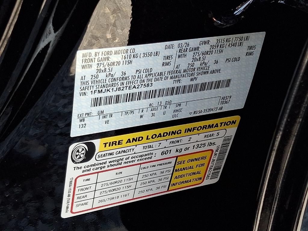 new 2026 Ford Expedition Max car, priced at $78,540