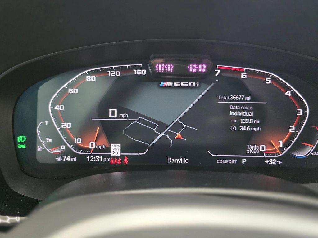 used 2023 BMW M550 car, priced at $58,374